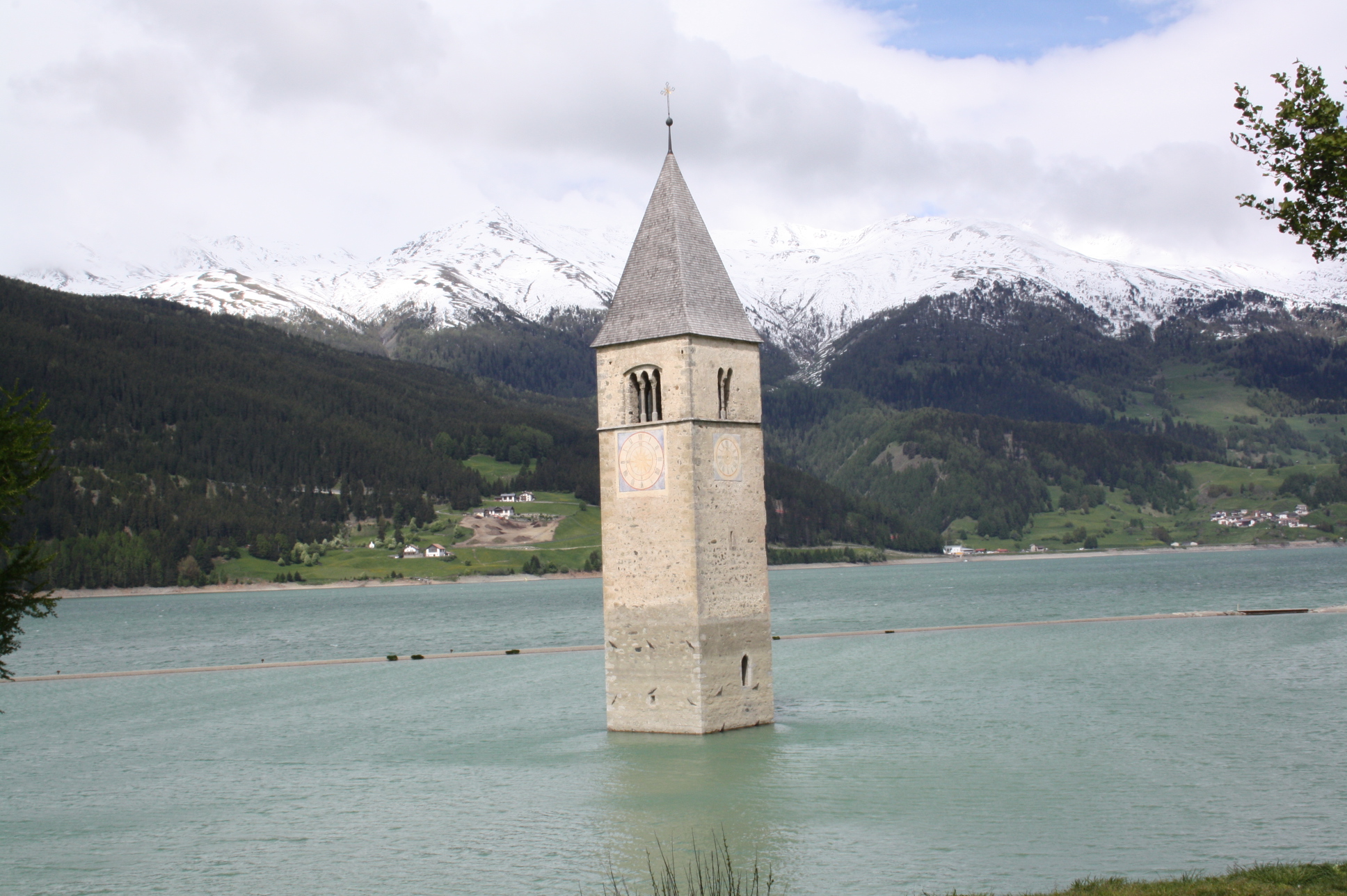 Kirchturm in Graun